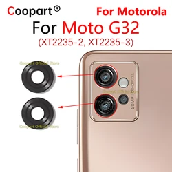 New Coopart Back Rear Camera Lens Glass Cover For Motorola Moto G32 XT2235-2 XT2235-3 With Adhesive Sticker Repair Parts