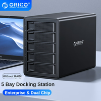 ORICO 35 Series 5 Bay HDD Docking Station With Dual Chip 150W Built-in Power Hard Drive Case For 2.5 3.5 Inch Hard Drive