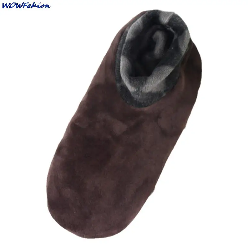 1 paio di calzini invernali caldi addensati per stivali uomo donna calzini morbidi in pile Unisex elastici antiscivolo calzini da pavimento per