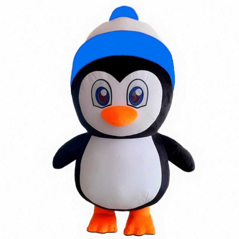 Inflatable Penguin Mascot Costume Carnival Event Performance Birthday Party Role Playing Penguin Set