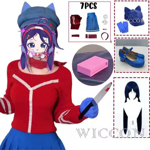Anime Game MiSide Cosplay Horror Mita Мита Costume JK School Uniform Cute Dress Lolita Wigs For Halloween Girls Woman Customized