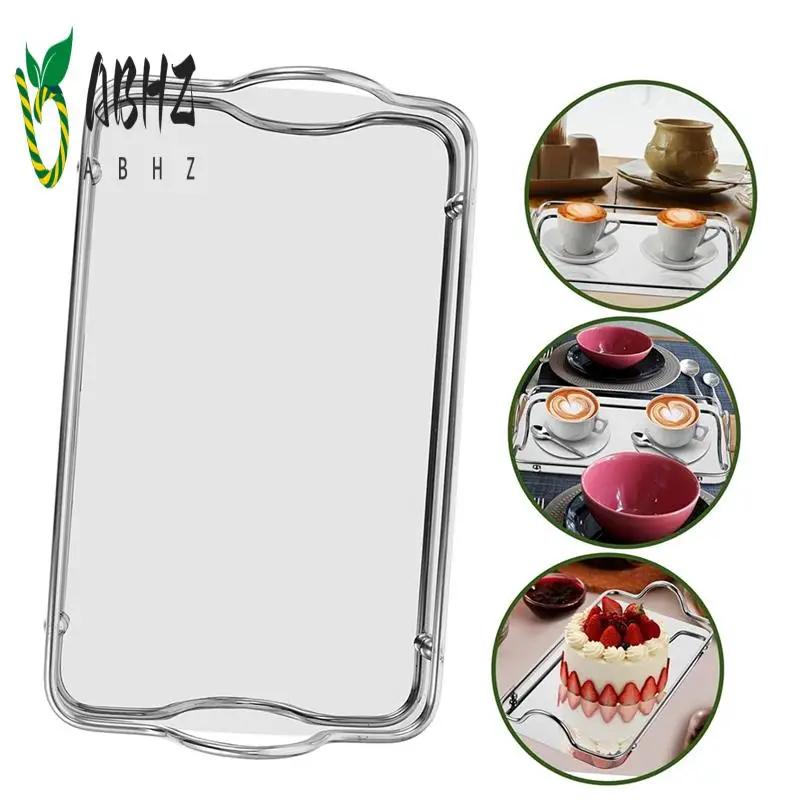 

ABHZ-подносы для еды, поднос для еды, сервировочный поднос с ручками, тарелка для демонстрации ювелирных изделий, сервировочное блюдо, поднос для гарнироба, подносы для сервировки туалетного столика