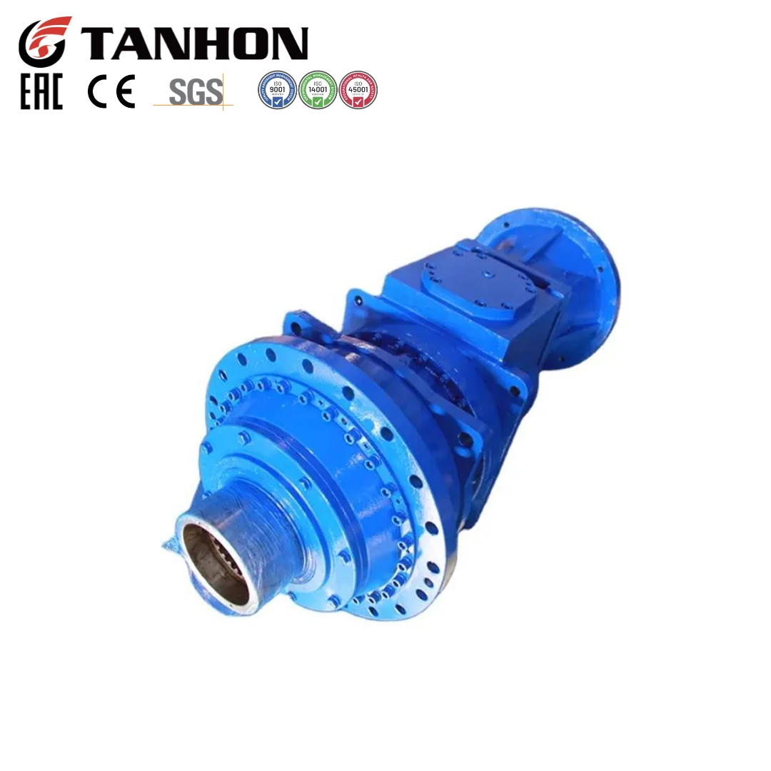 P Series Hollow Shaft Planetary Gearbox 0.18-45kW P2 P3 P4 Shrink Disc Flange Mounted Speed Reducer