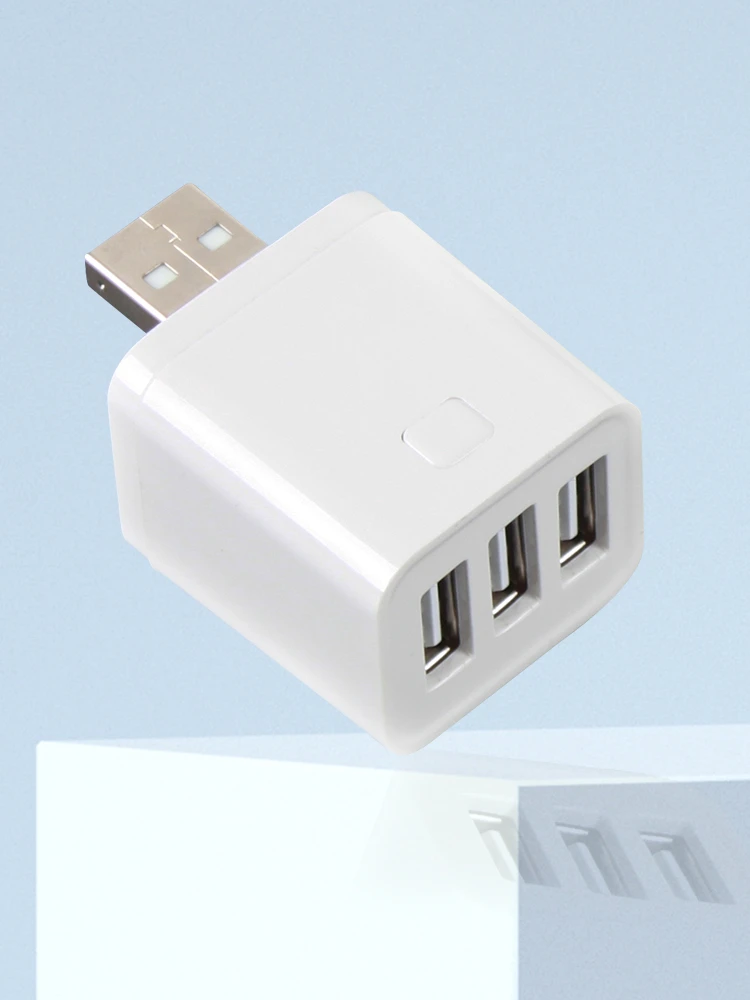 Inteligentny adapter WiFi/Zigbee Micro USB Switch 5V Mini 1 2 3 USB, zasilacz, sterowanie Smart Life przez Alexa, Google Home, Yandex Alice — 2
