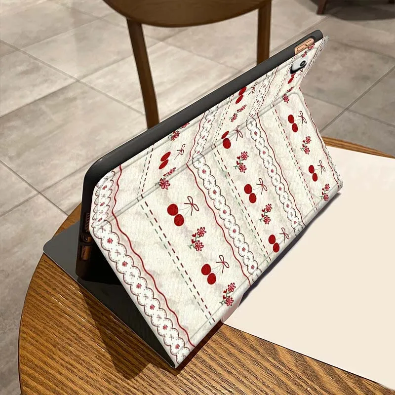 الكرز نمط التصميم الإبداعي لباد برو 7 8 9 Gen 2 11 13 5th 6th 10th 11th M5 M4 12.9 10.2 بوصة 2024 2025 اللوحي #4