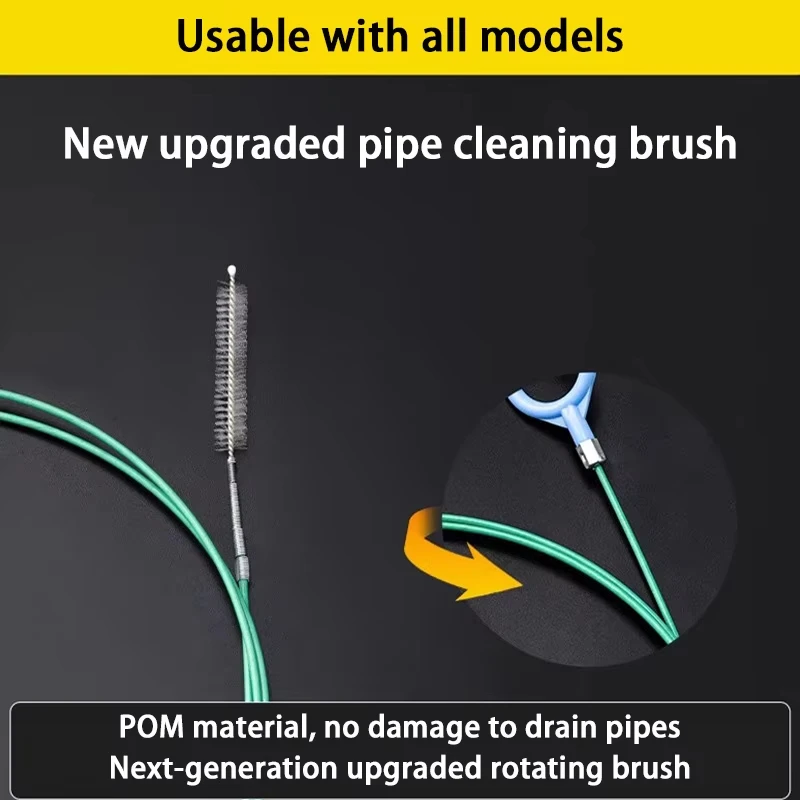 Drain Hole Cleaning Brush Flexible Car Drain Dredge Sunroof Cleaning Scrub Brush Tool Accessories Skylight Drain Pipe Brush