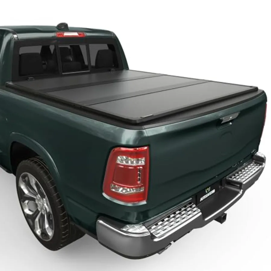 

FRP Hard Trifold Truck Bed Tonneau Cover Fits for Dodge Ram 1500 20092025 Classic New 5.7ft Bed Without Rambox