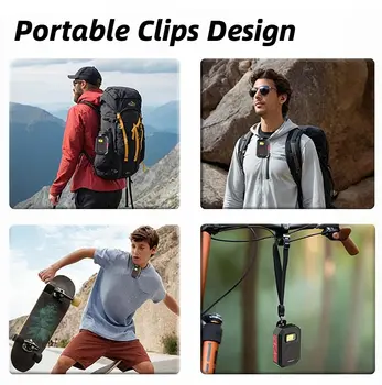 Monster Bärbar Bärbar Bluetooth-Högtalare Magnetisk Klipp-på Bluetooth-Ljudbox TWS Stereoparning Trådlösa Bärbara Högtalare 10 best sales Planar magnetic speaker - №10