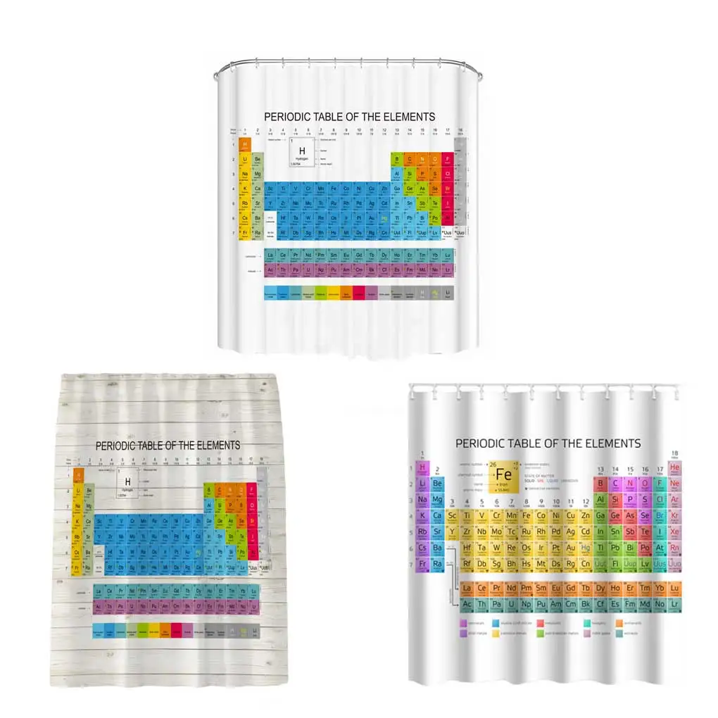 Shower Curtain Washable Dorm Bath Screen Bathroom Education Drape Type