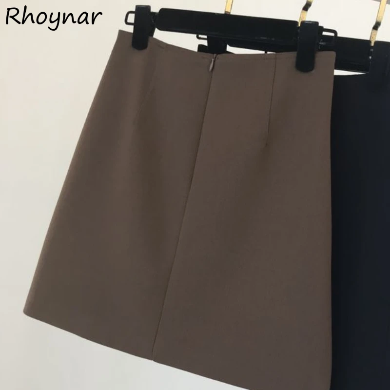 

Mini Skirts Women Office Lady Minimalist Casual Temperament Summer Female Vintage New Korean Style Popular Streetwear Hotsweet