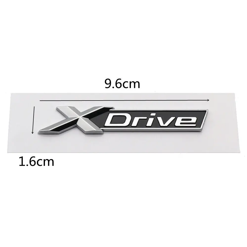 1 Pieces New/Old XDrive Stickers X1 X3 X4 X5 X6 X7 Car Accessories Rear Fender Trunk Emblem Badge