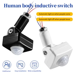 AC 110-240V Infrared Induction Sensor Adjustable Delay Time Automatic LED Bulb Lamp Switch Motion Sensor Detector for Corridor