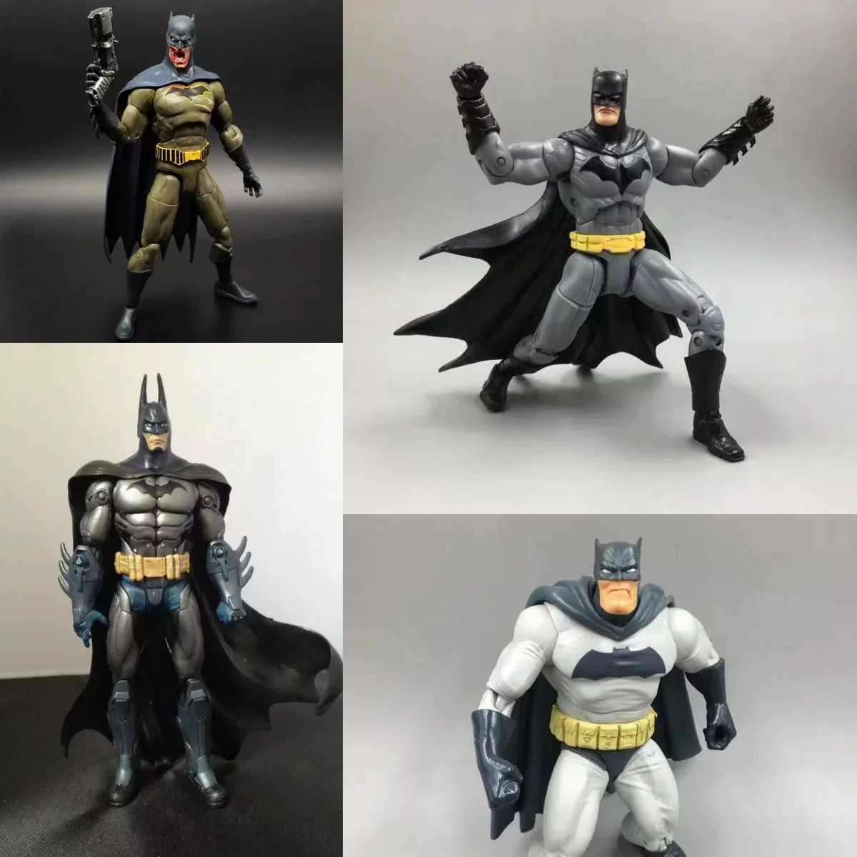 Figura de acción de Batman de 6 pulgadas, modelo de juguete coleccionable, figura no articulada de Dark Knight Arkham Asylum Comics para niños y coleccionistas