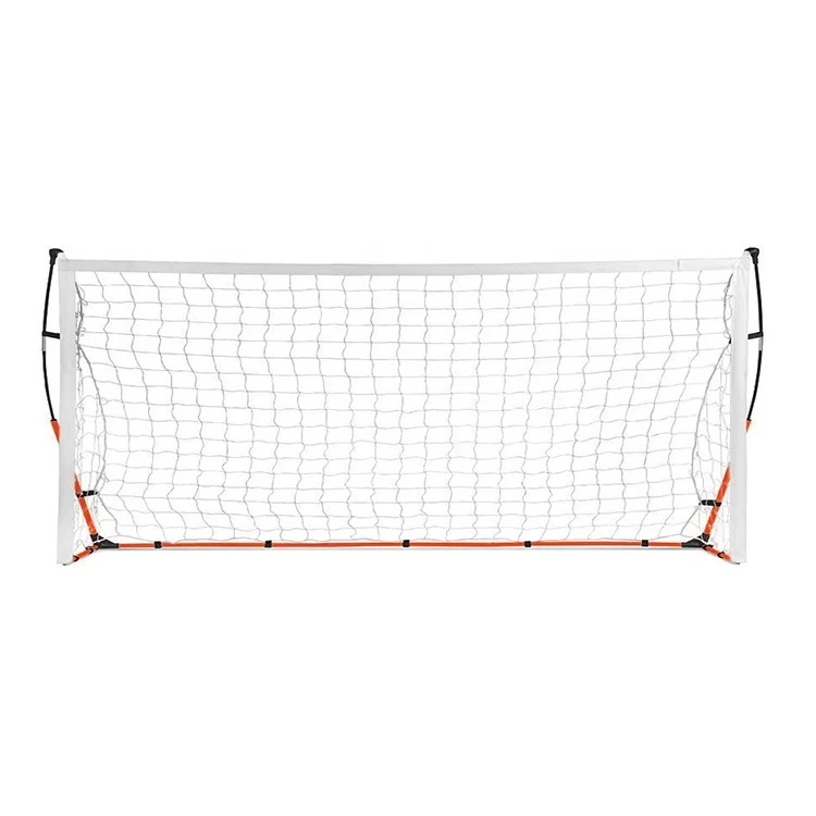 공장 직판 완전 접이식 휴대용 가정용 축구 팬 축구 골대 세트