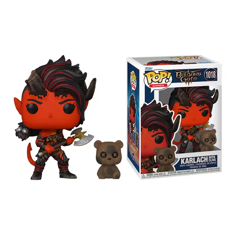Baldur's Gate Funko Pop videojuegos Astarion Shadowheart Karlack figura adornos juguete para niños regalo modelo coleccionable