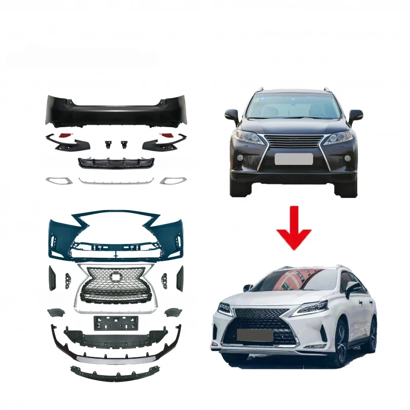 

Car Accessories Upgr 2019 Style Body Kit Bodykit with Bumper Grille RX270 RX300 RX350 2009-2015
