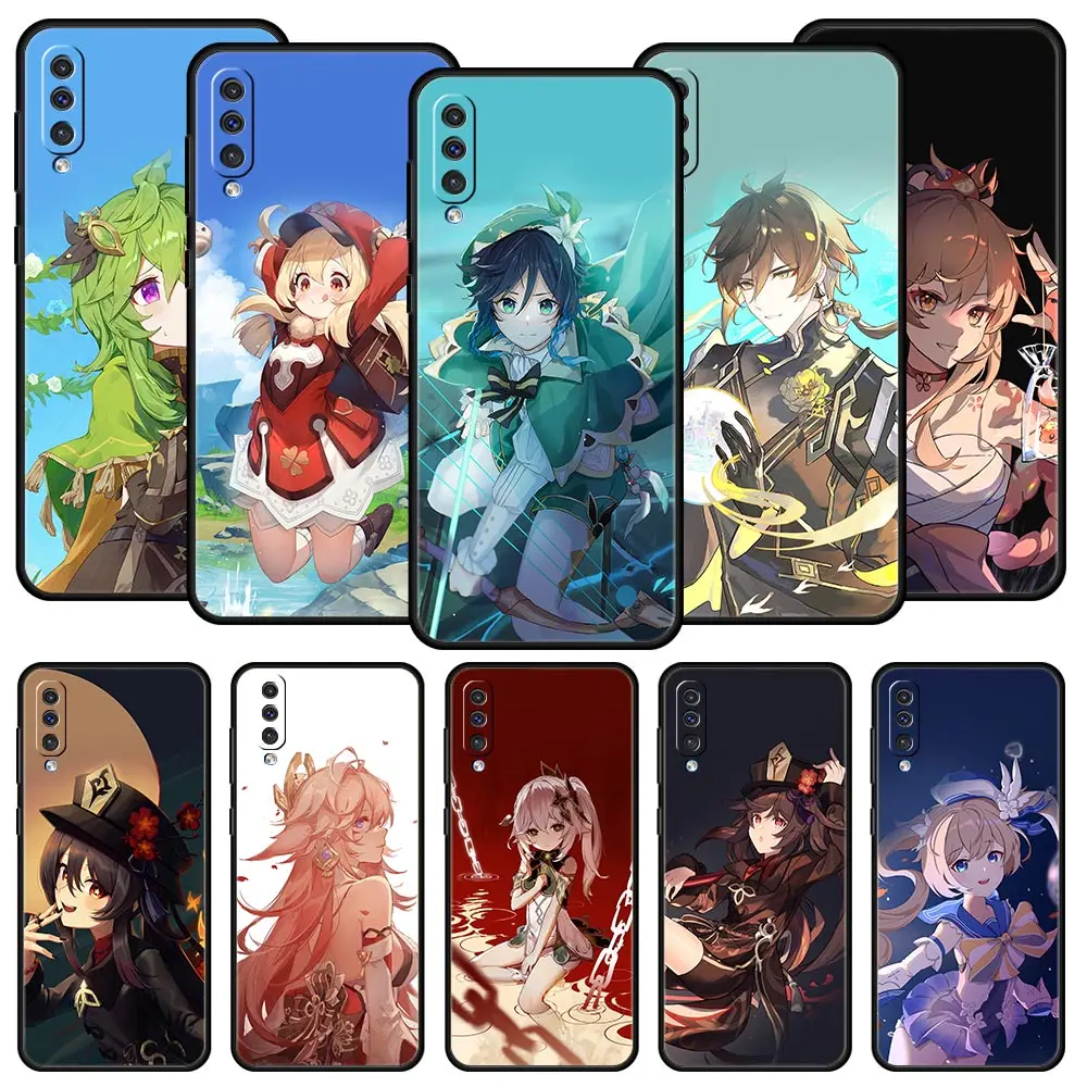 Genshin impact Baizhu Phone Case For Samsung Galaxy A54 A52 A14 A50 A70 A30 A40 A20S A20E A02S A12 A22 A34 A42 A32 5G A04s Cover