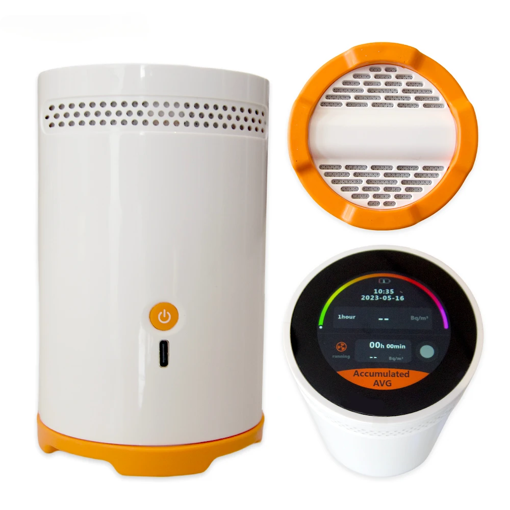 AIKESI RM-75 High Sensitive Air Soil Water Radon Detector Led Wifi USB Sd Card Logging Gas Meter Detector Radon