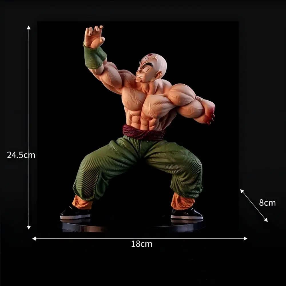 Anime Dragon Ball Z Tien Shinhan Figure DBZ Action Figure Collection Statue Model Figurine Toy Gift 24.5cm/9.6in