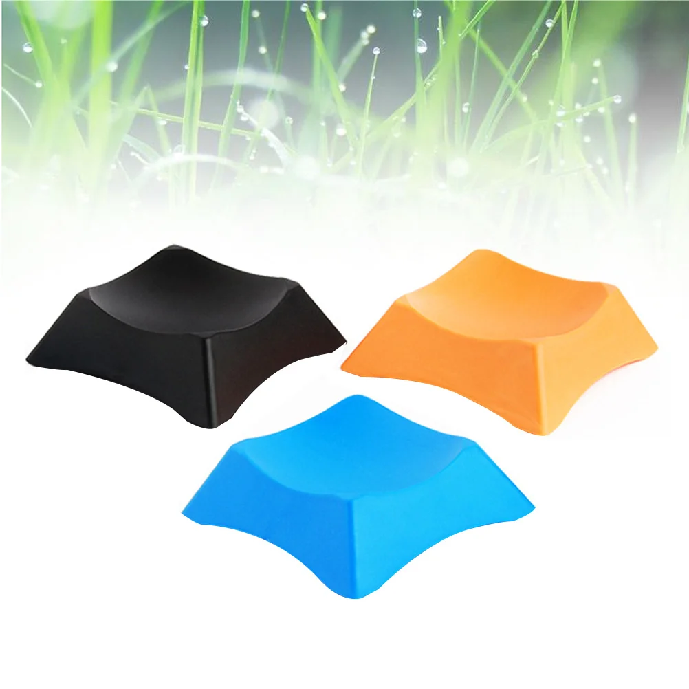 2 pçs suporte de bola para exibição de quebra-cabeça base de plástico suporte crianças jogo acessório cor aleatória suporte de bola