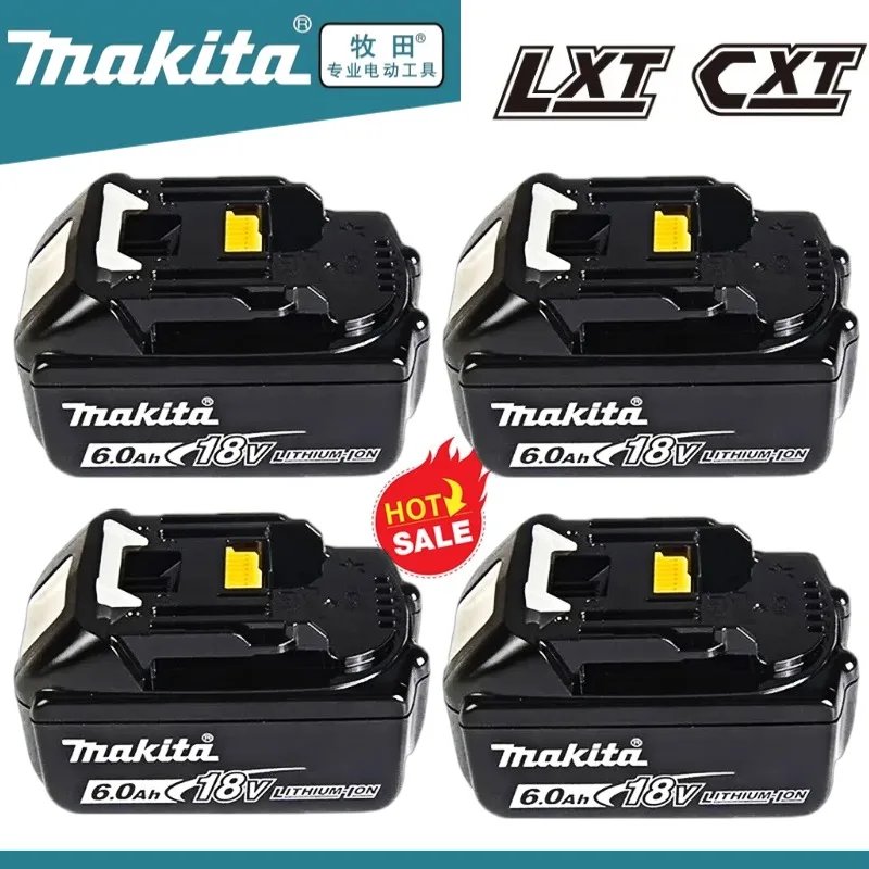 Original Makita BL1860B 18V 6.0Ah Wiederaufladbarer Lithium-Akku für Makita 18V Werkzeuge
