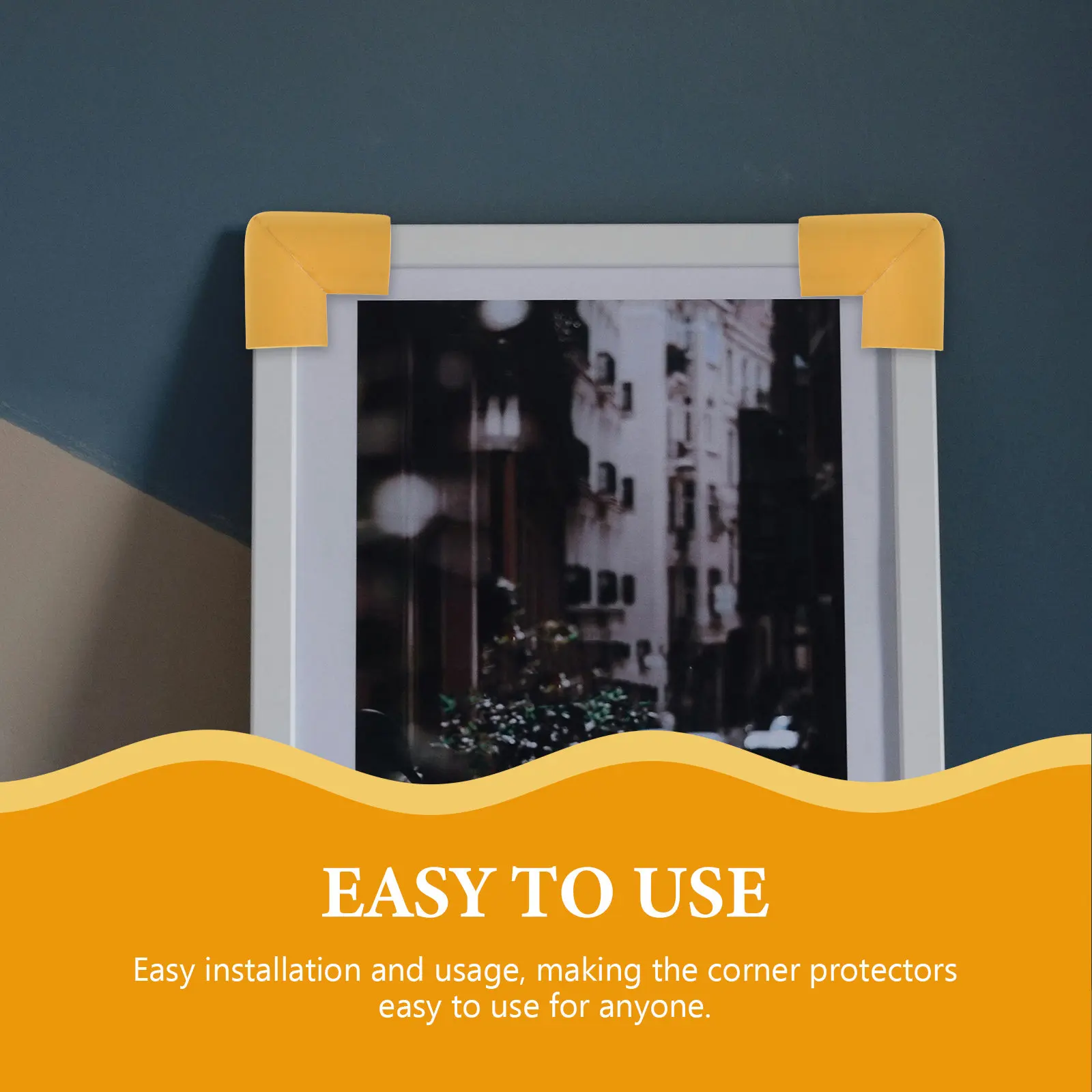 

24Pcs Foam Corner Protectors Shock Absorbing Edge Guards Picture Frame Packaging Supplies for Artwork Transport