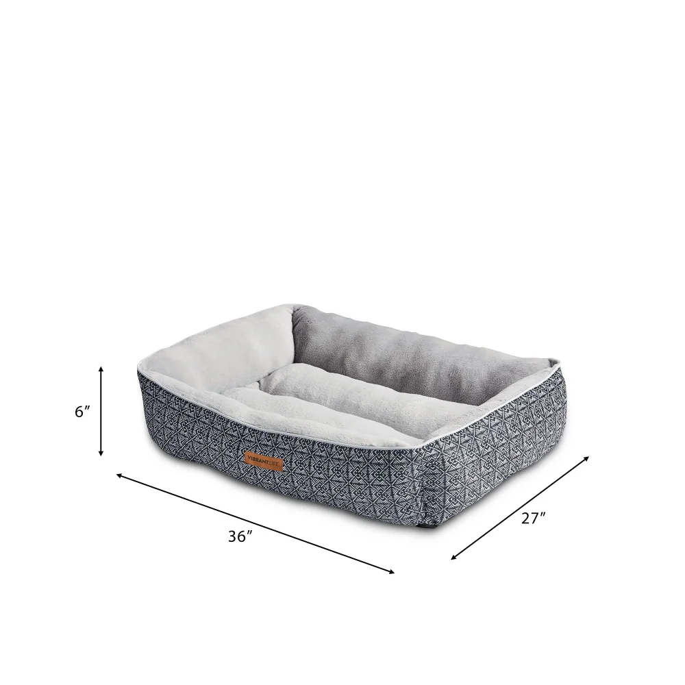 Imagem -04 - Vibrante Vida Espreguiçadeira Pet Bed Cama Macia Grande para Cão Novo 36 x 27