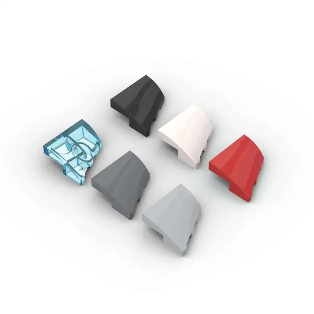 MOC 10PCS Wedge 5095 2x2x2/3 Left Building Blocks Assemble House Shaped Board Part Suitable Bricks Toys Children Birthday Gifts