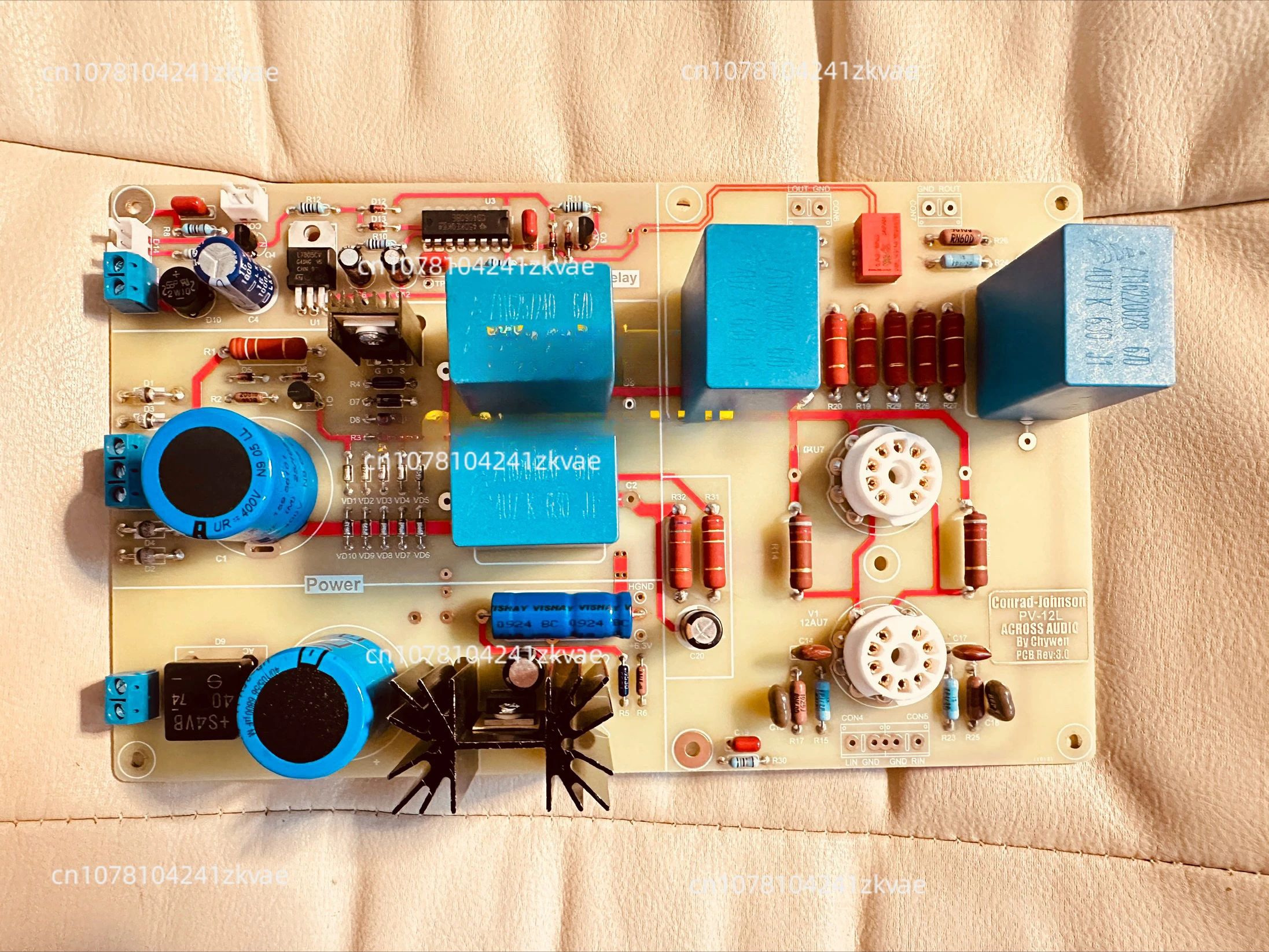 

Preamp Circuit 12AU7 Tube Stereo Preamplifier Board Base On PV12