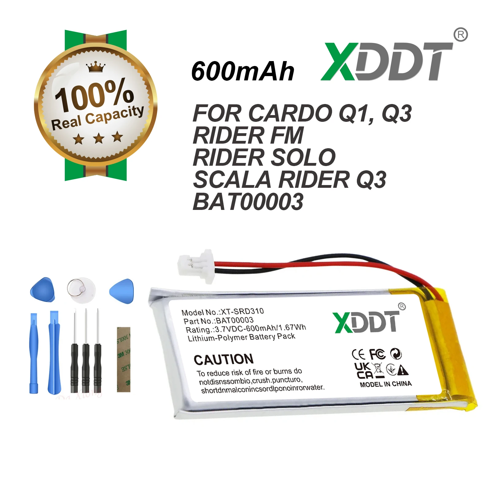Xddt 3.7V 600Mah Wi…