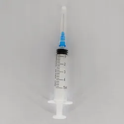 50Pcs Disposable Plastic Syringes with 1ml/2ml/5ml Individually Packaged Sterile