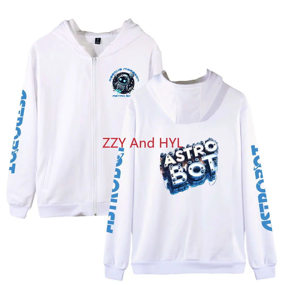 

Kids Game ASTRO BOT Oversized Zip Up Hoodie Women Men Long Sleeve Zipper Hooded Sweatshirt Casual Sportswear Y2K Clothes