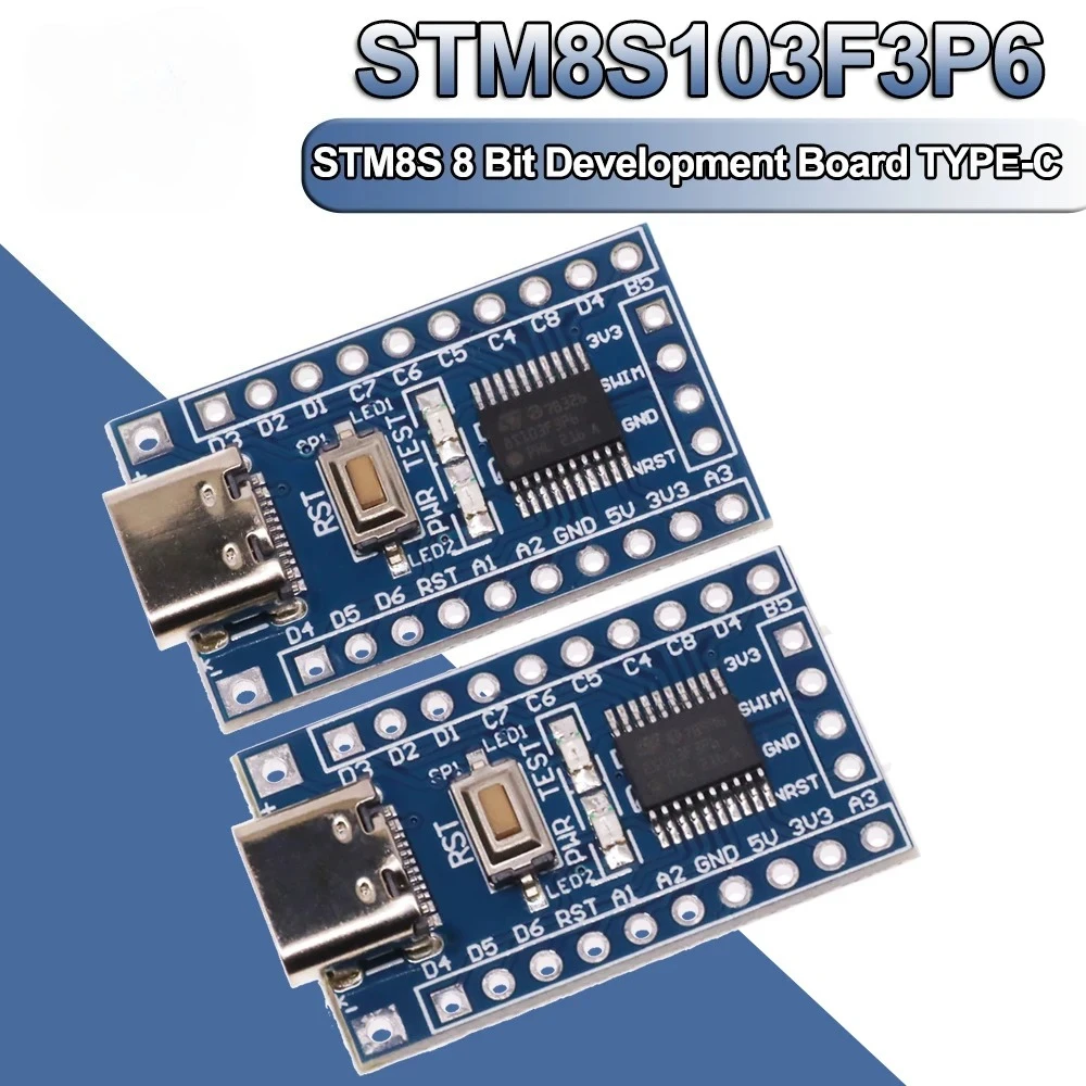 STM8S003F3P6 STM8S103F3P6 System Board TYPE-C STM8S STM8 Development Board Minimum Core Board For Arduino STM DIY KIT