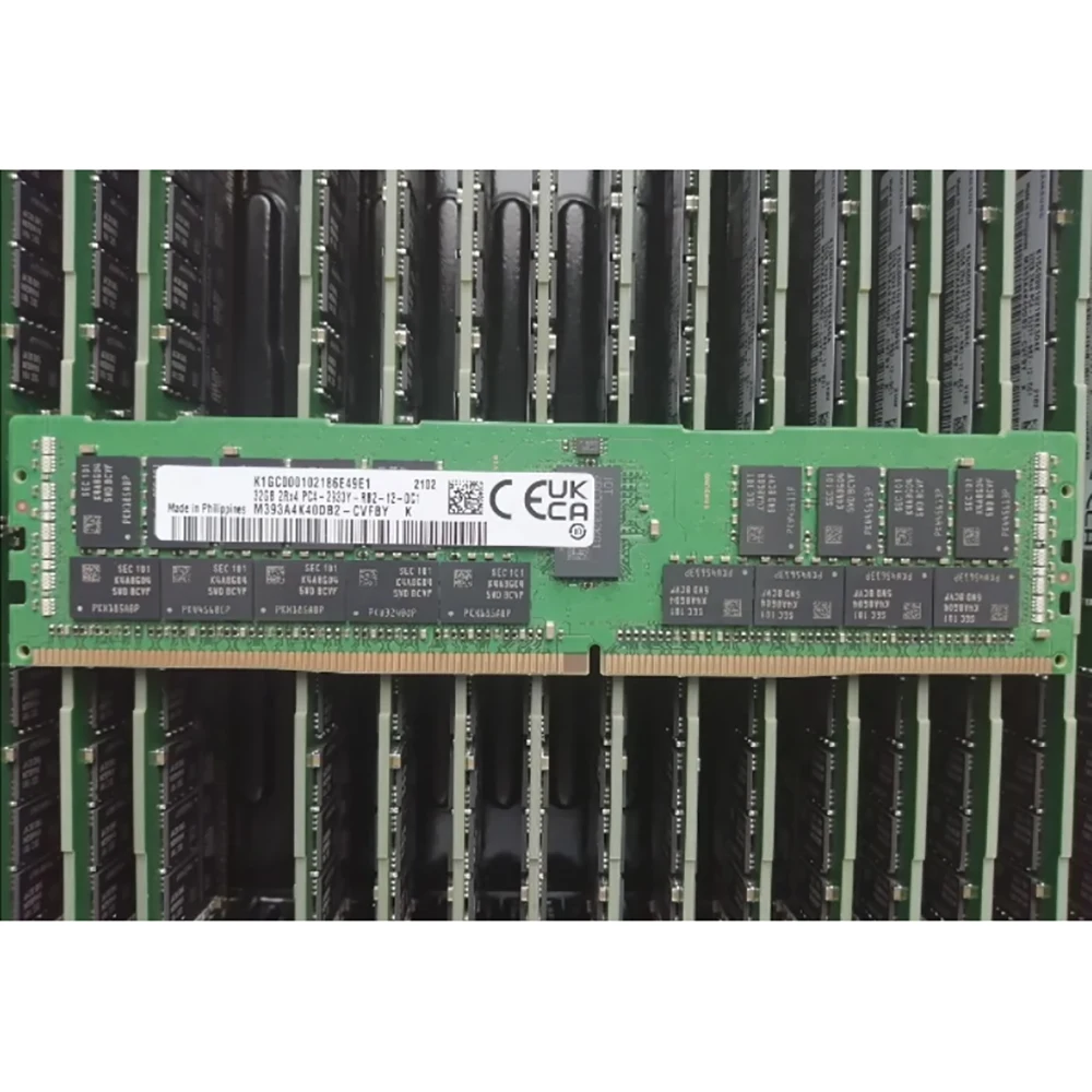 1Pcs M393A4K40DB2-CVF 32G 2933 DDR4 32GB 2RX4 PC4-2933Y ECC RDIMM Memory