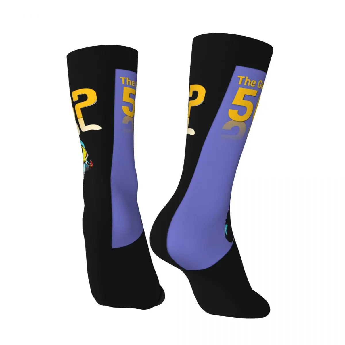 Hip Hop Vintage The Golden Era Wheelie Of Glory 500 GP Crazy Men's compression Socks Unisex The Golden Era Cagiva Harajuku