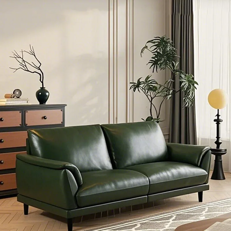 a*-Balcony Leather Living Room Sofas Love Seat Floor Tiny House Modern Living Room Sofas Mid Century Playa Home Furniture/.