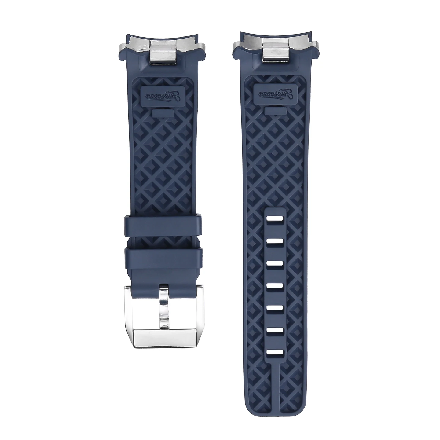 22mm Quick Release Fluoroelastomer Strap for IWC Aquatimer 356802 329005 356811,Waterproof Sports Replacement Band