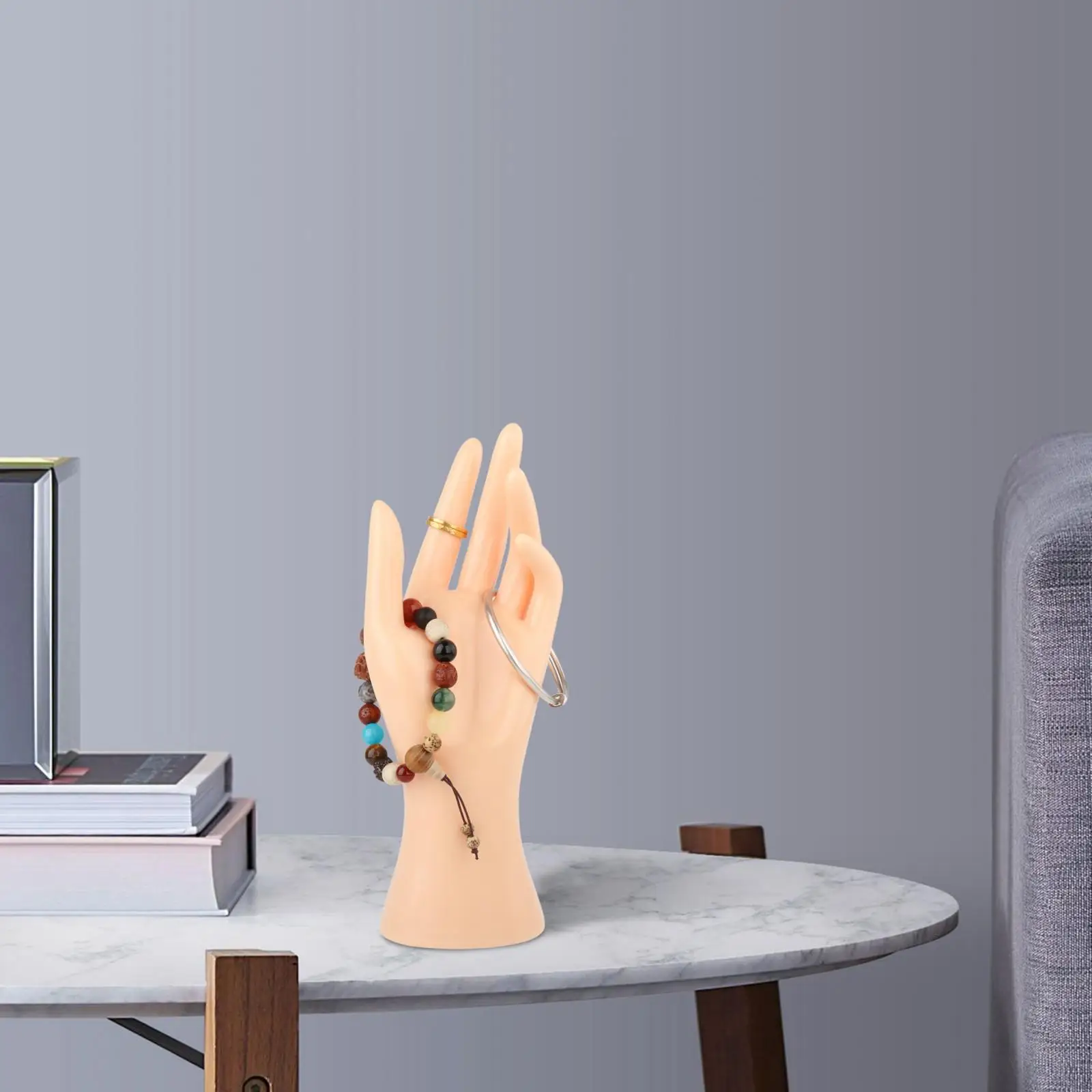 Female Mannequin Hand Left Decorative Jewelry Display Holder for Room Decor