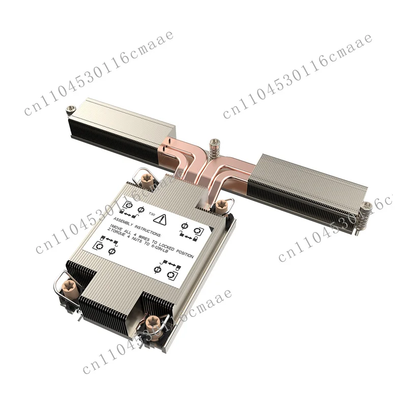 LGA4189 1UM85 250W Computer Cpu Cooling Module 4 Heat Pipe Aluminum Fin Copper Base Thermal Server CPU Cooler