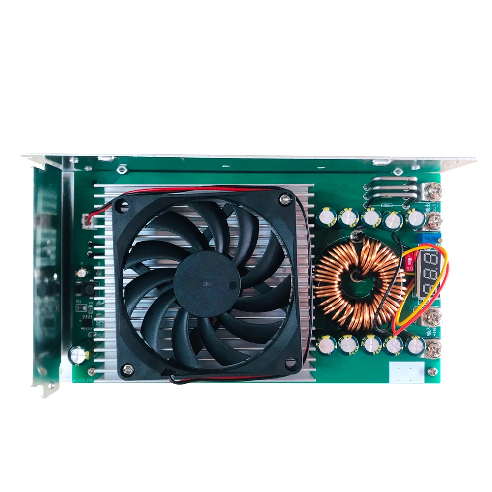 Разработка программного обеспечения PCBA Печатная плата в сборе DC1500W Регулируемый модуль снижения напряжения Вход DC25-90V