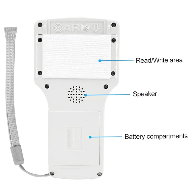 

AED6-RFID NFC Copier Reader Writer 10 Frequency Programmer For ID IC Card/Keyfob And 13.56Mhz UID Key Access Control System Dura
