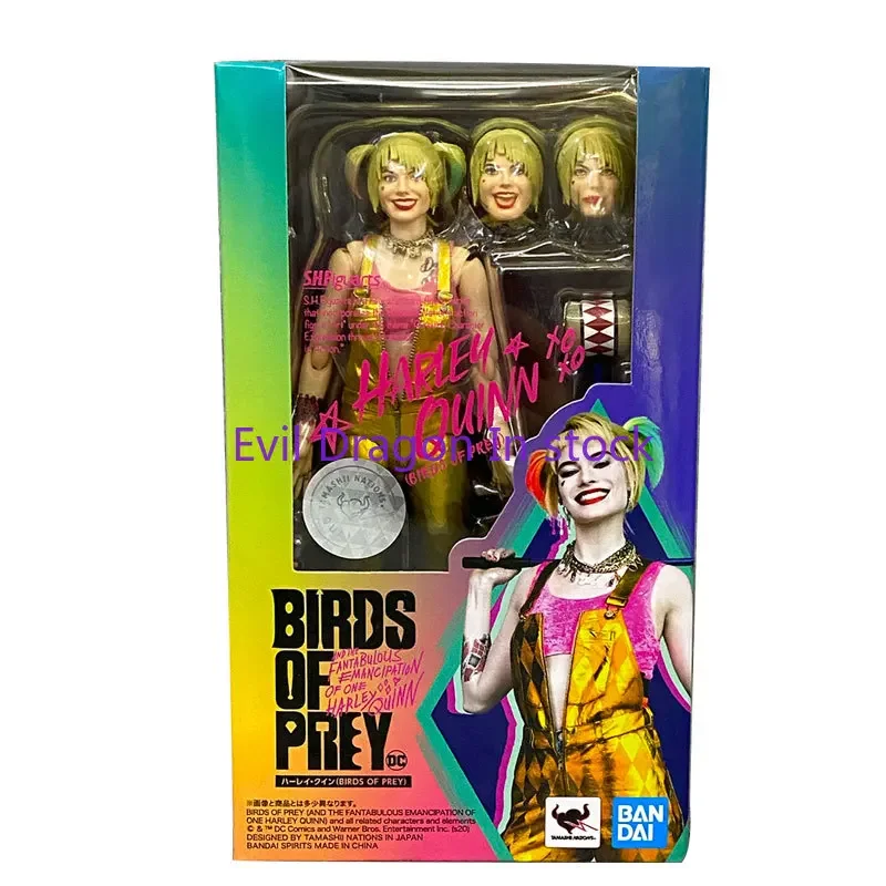 

Bandai Marvel Legends Anime Figure SHF Birds of Prey Harley Quinn Genuine Model Ornaments Anime Action Figure Toys for Children