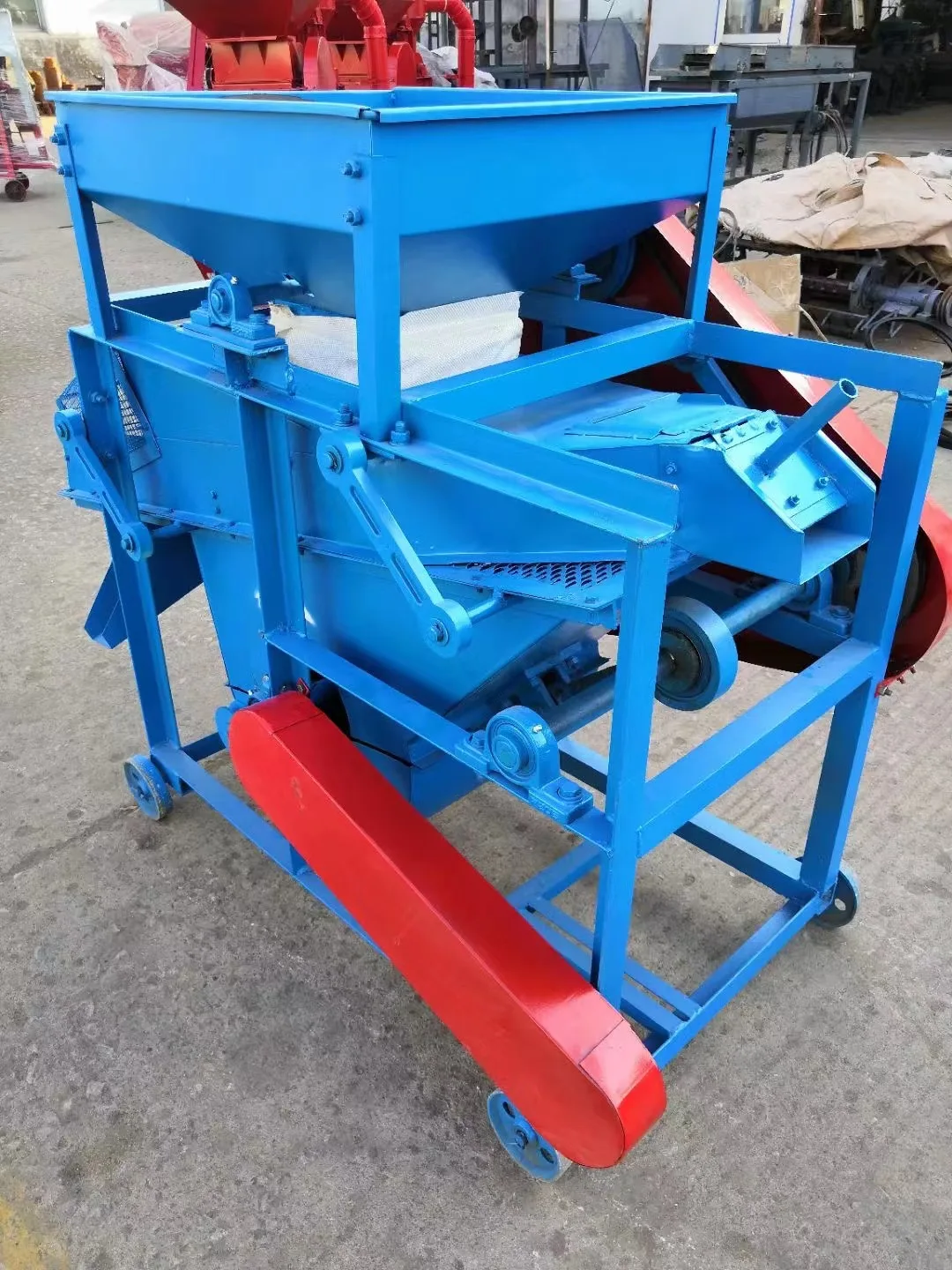 1-2 Tons/hour Cleaning Groundnut Stones Separator Peanut Destoner / Stone Removing Machine HJ-CM1500