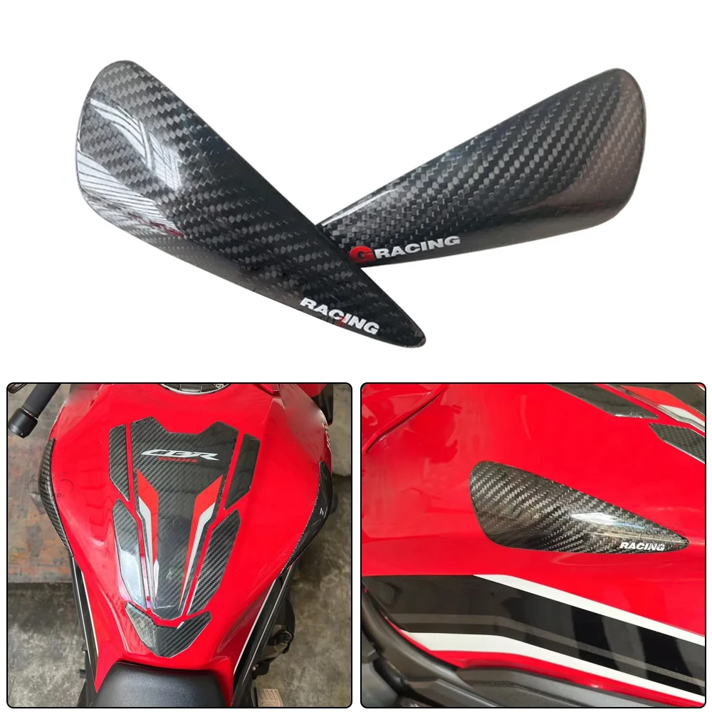 

For Honda CBR650R CB650R 2019-2023 motorcycle carbon fiber fuel tank cover shell protection slider box kit