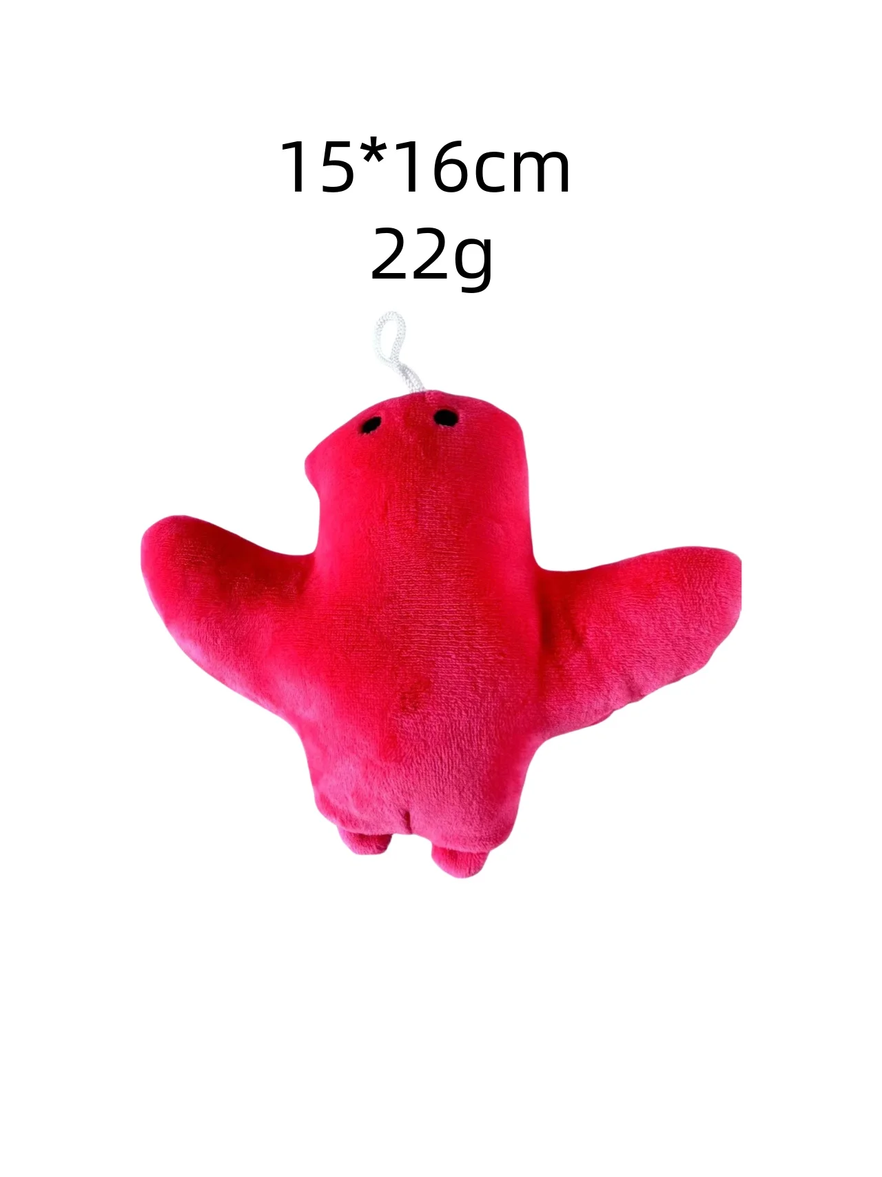 New Plush Toy Red Bird Stuffed Animal Cartoon Toy Bird Bags Pendant Keychains Children's Accompanying Backpacks Dolls Birthday