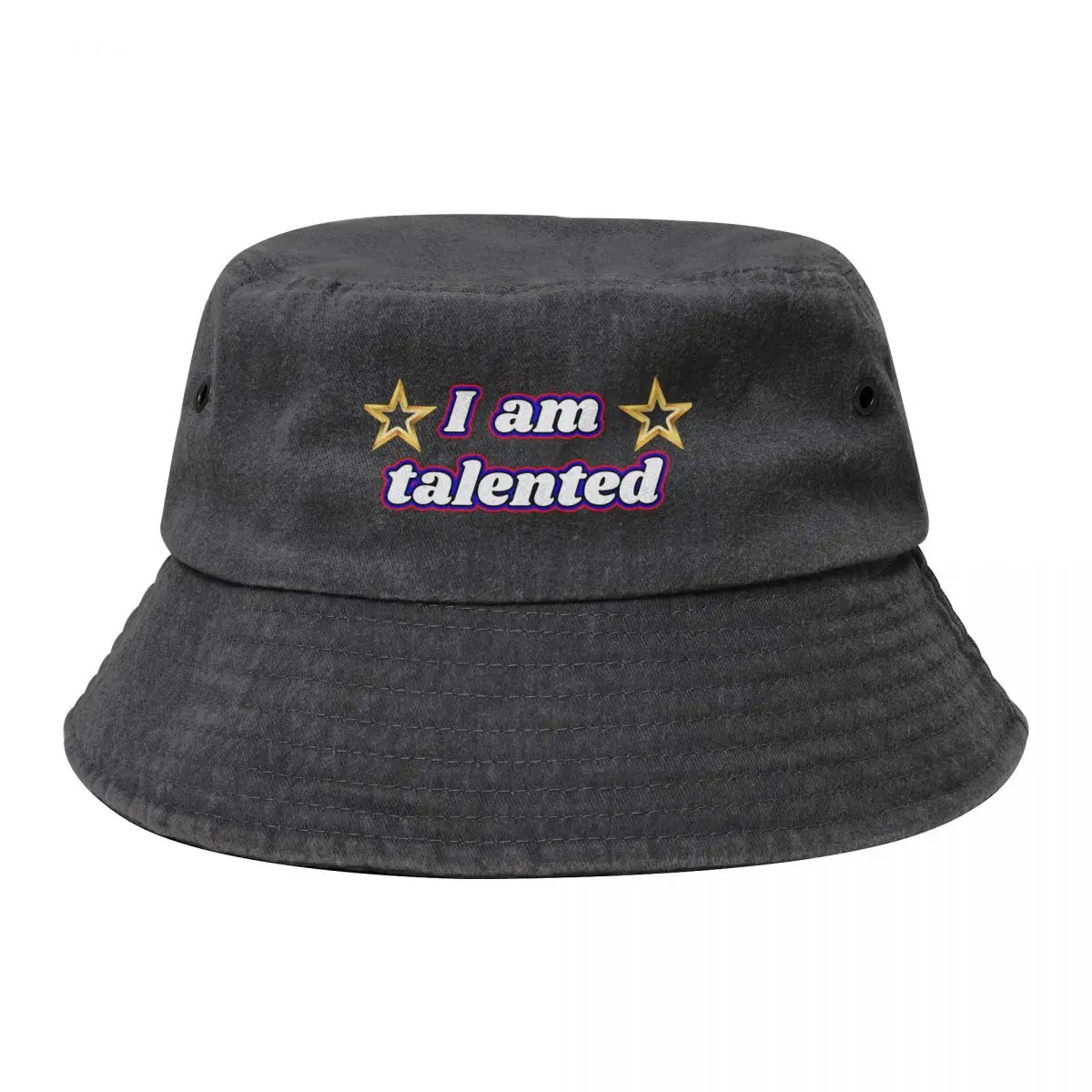 

I am talented Bucket Hat custom Hat Gentleman Hat Ball Cap Snapback Cap Baseball For Men Women's