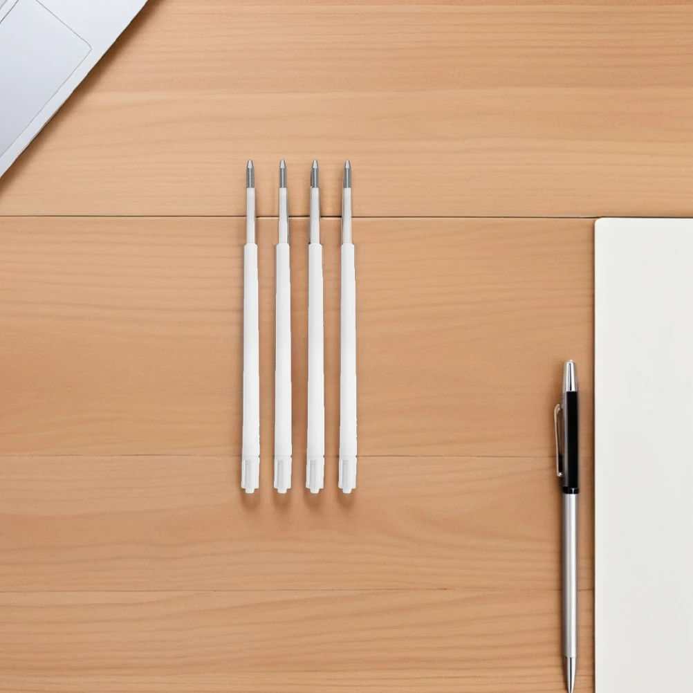 

50 шт. сменные стержни для шариковых ручек, черные, высокая емкость для расширенных письменных работ, офисные и школьные выдвижные стержни для ручек