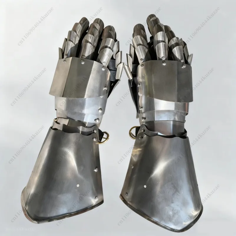 Customized Products--Gothic Knight Medieval European Wrist Finger Armor Wearable Iron Gloves