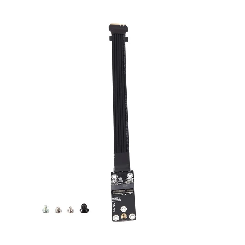 Highly Recommended M.2 Key A.E. Wifi Card Extension Cable PCI-E 4.0 X1 Riser 20CM