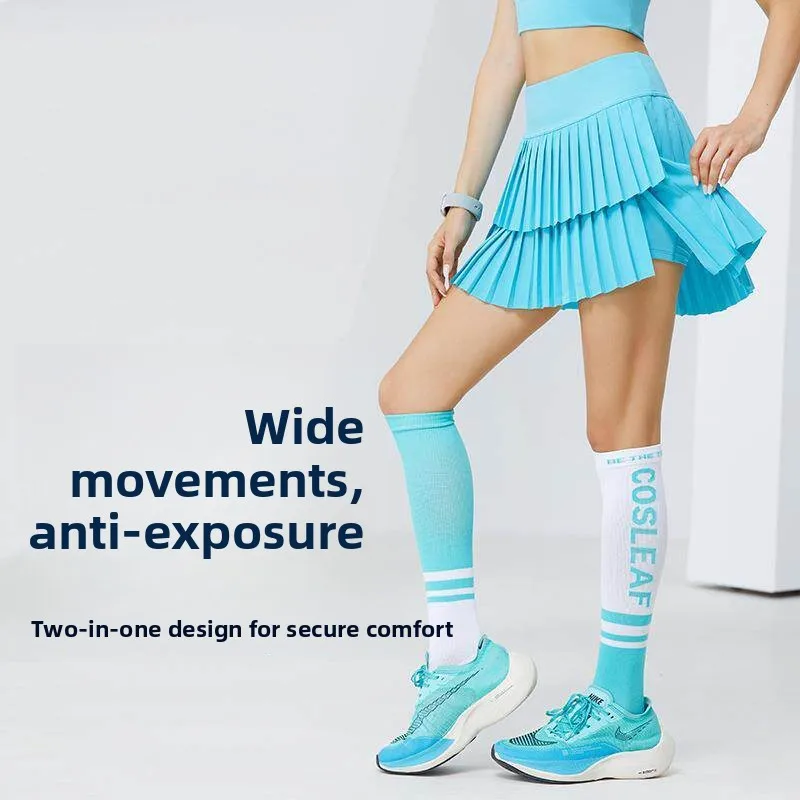 High Waist Sporty  Skirt for Women Summer Anti-Light Netball Pleated Short Skirt Professional Running Fitness Skirt